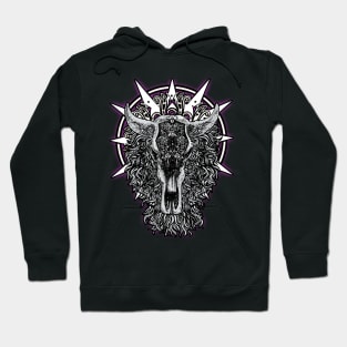 Magic Occult Buffalo Scull Shaman Totem Hoodie